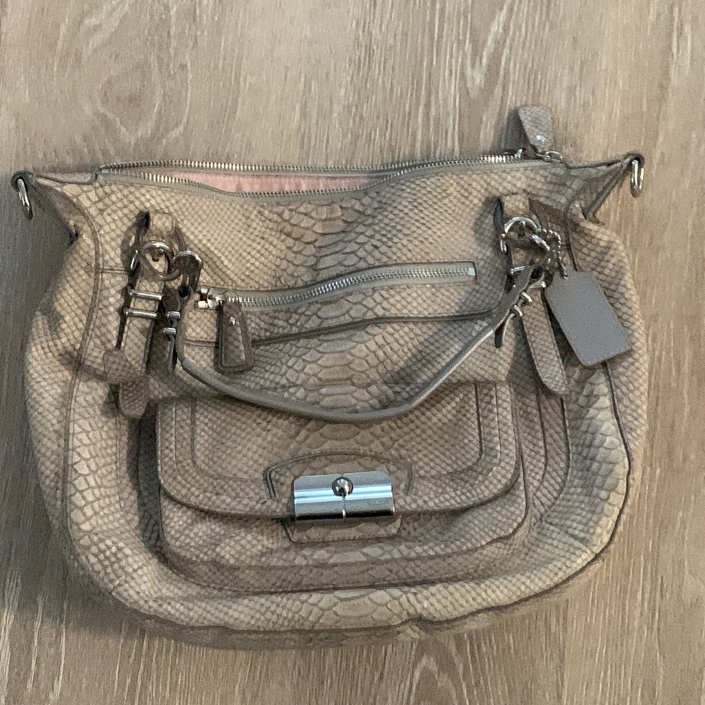 Coach snakeskin